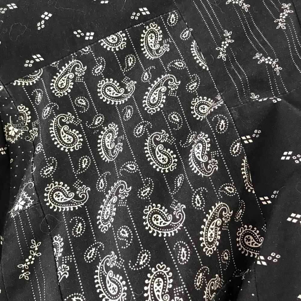 Ralph Lauren Black Asymmetrical Patchwork Midi Sk… - image 7